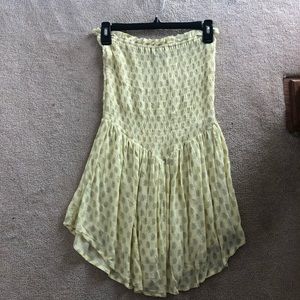 Yellow Romper Dress with shorts